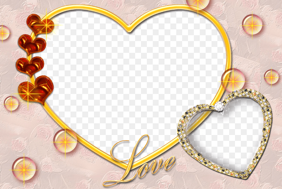 Love Photo Frame Background Hd Framesite Blog Love Heart Background, Accessories, Jewelry, Necklace Free Png