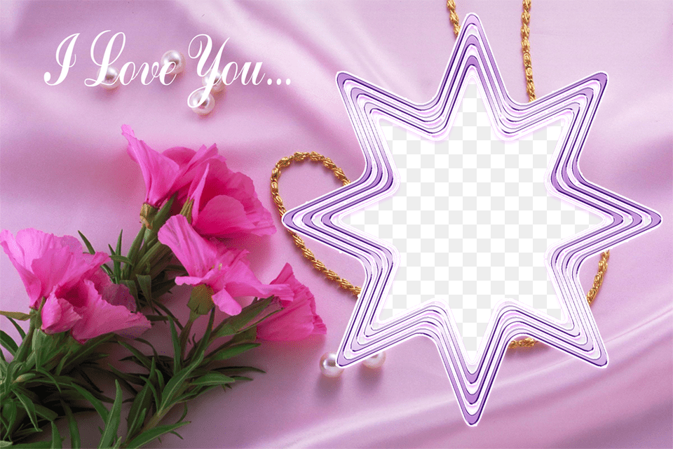 Love Pictures Frames Love Beautiful Photo Frames, Purple, Accessories, Symbol, Star Symbol Free Png Download