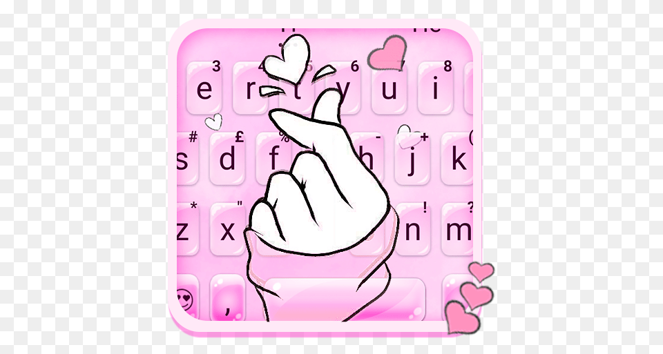 Love Pink Heart Keyboard Theme Apps On Google Play Cute Girly Wallpaper Unique, Computer, Computer Hardware, Computer Keyboard, Electronics Free Png Download
