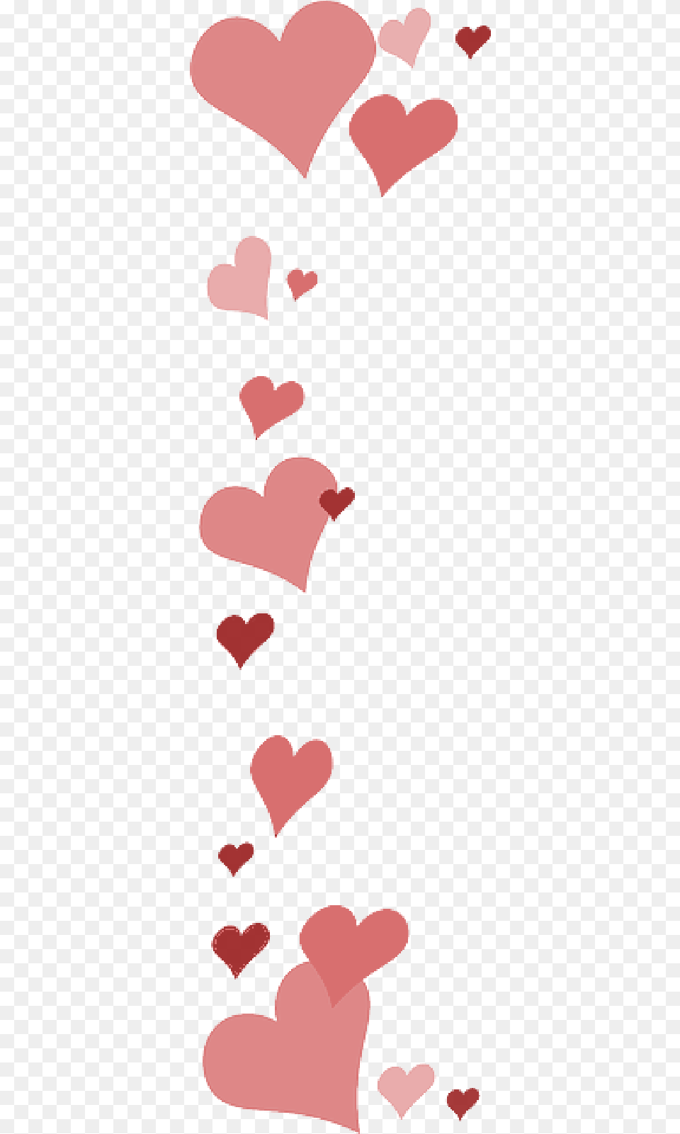 Love Pink Hearts Transparentpng Valentine Border Clipart, Flower, Petal, Plant, Heart Free Transparent Png