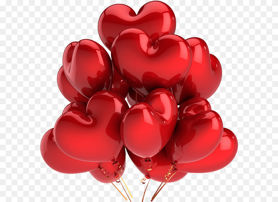 Love Quotes With Balloons Heart Balloon, Food, Fruit, Plant, Produce Png Image