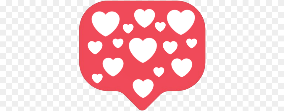 Love React Chat Bubble, Heart, Home Decor Png Image