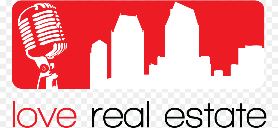 Love Real Estate Logo Creative Real Estate Investing, Electrical Device, Microphone Free Png