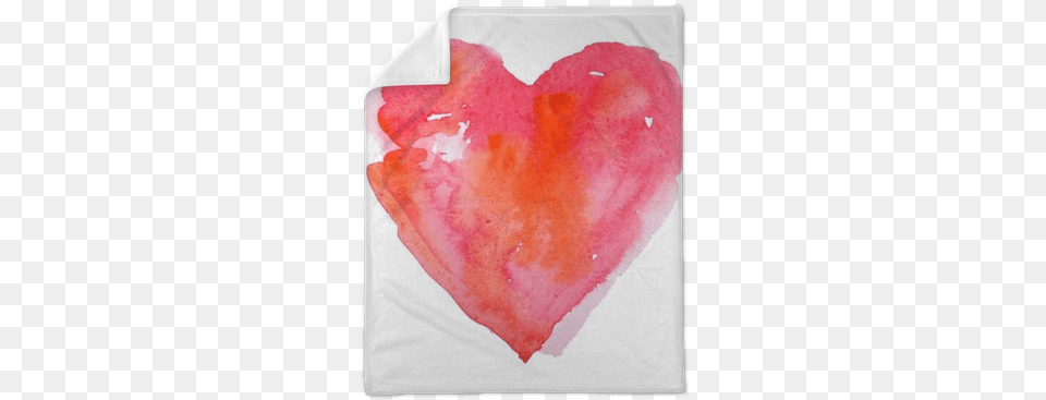 Love Relationship Art Painting Plush Blanket Pixers Watercolor Paint, Heart, Flower, Petal, Plant Png