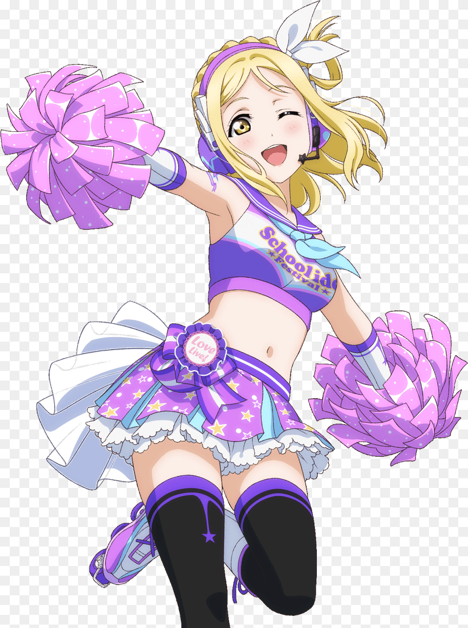 Love School Idol Festival All Stars Mari Love Live, Book, Comics, Publication, Purple Free Png