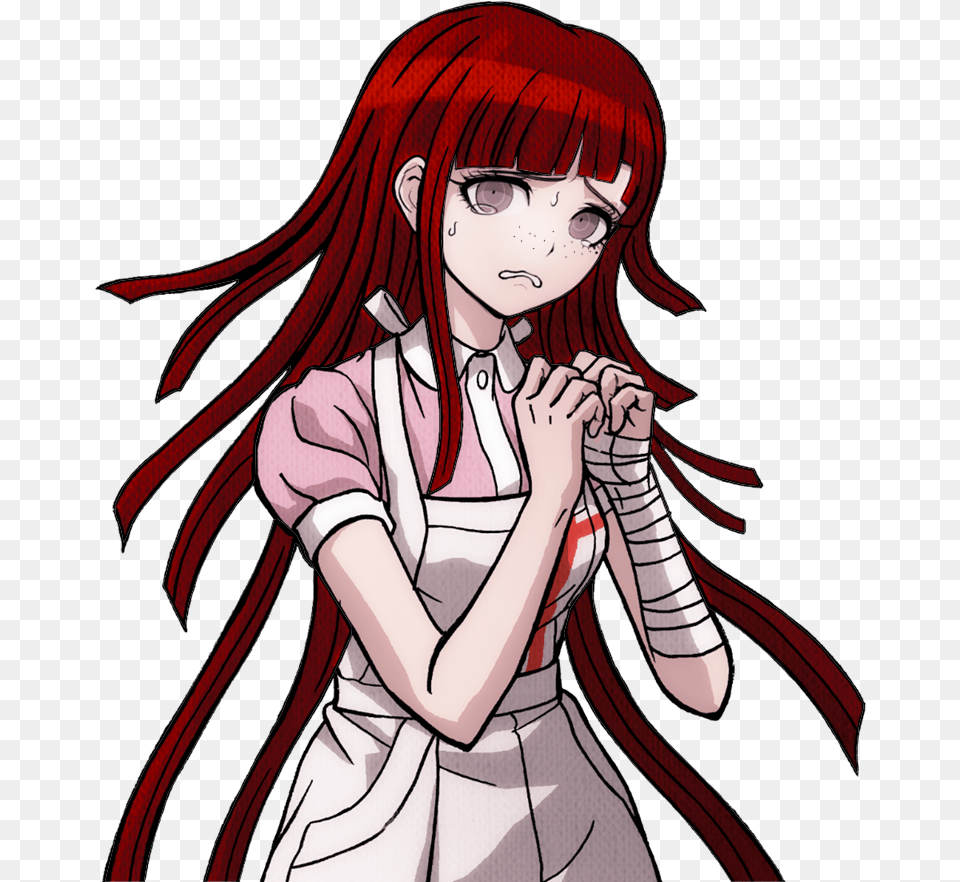 Love Server And Then Uzxnova Recolored Her Outfit Danganronpa Mikan Sprites, Book, Comics, Publication, Adult Free Png