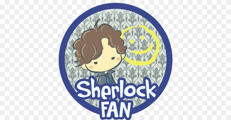 Love Sherlock Sticker, Logo, Advertisement, Face, Head Png