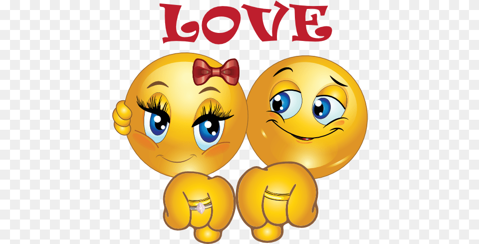 Love Smileys Symbols U0026 Emoticons Engagement Smiley, Baby, Person, Face, Head Png Image