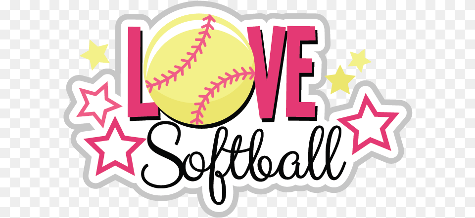 Love Softball Transparent Love Softball Clipart, Ball, Baseball, Baseball (ball), Sport Png