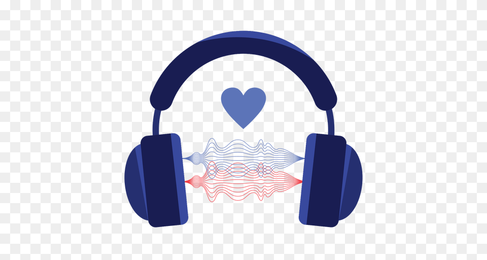 Love Sound Wave Headphones Icon, Electronics Free Transparent Png