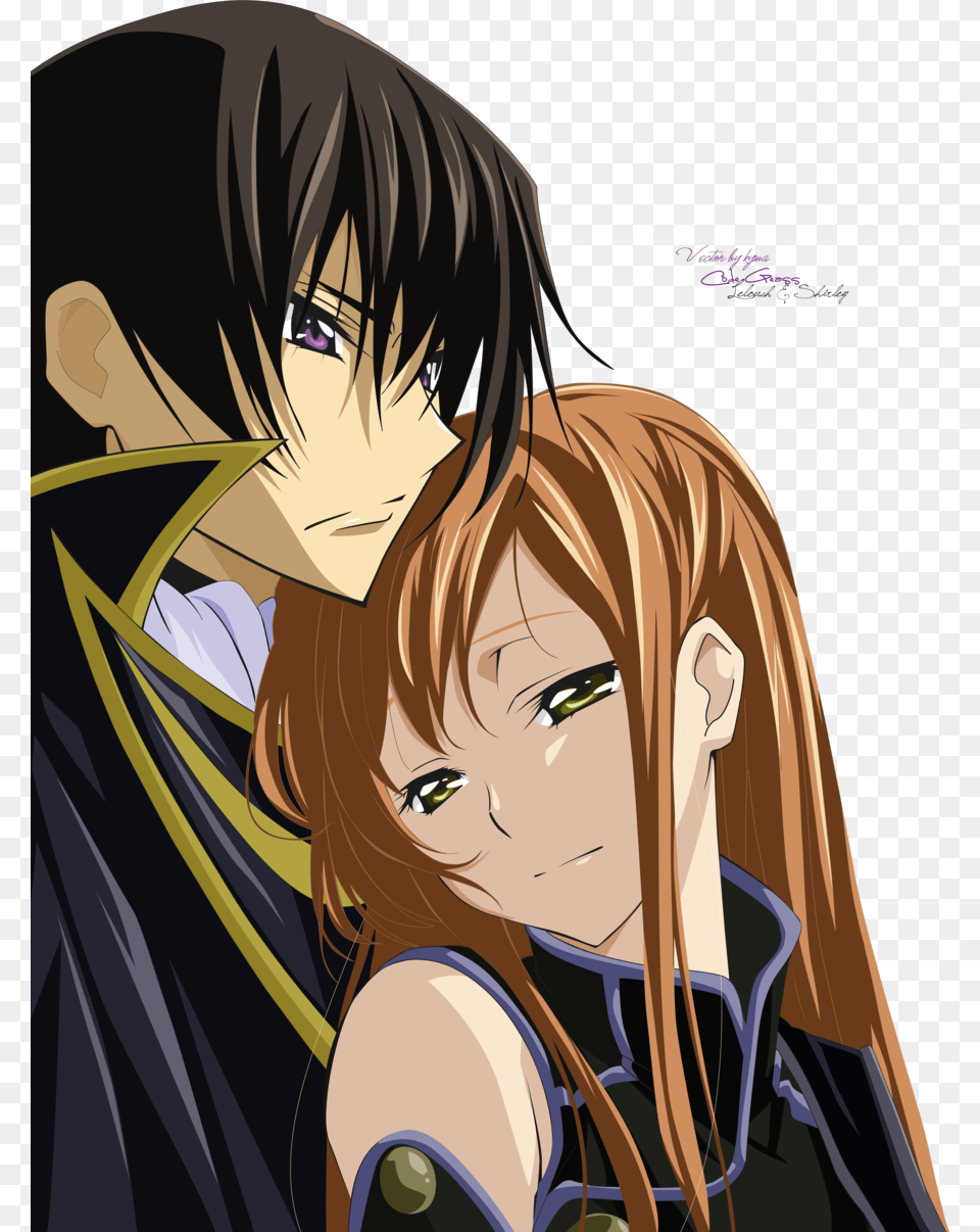 Love Status In Cartoon Download Lelouch X Shirley, Publication, Book, Comics, Adult Png Image