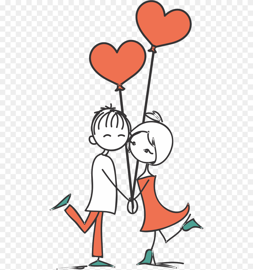 Love Stick Figure Boy And Girl, Book, Publication, Baby, Person Png Image