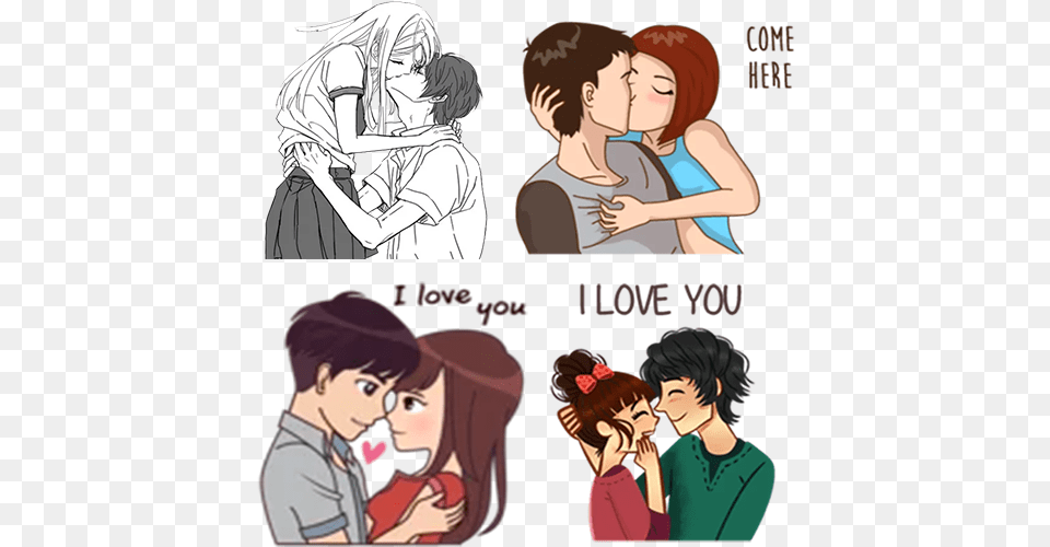 Love Stickers For Whatsapp Stiker Making Love Whatsapp, Book, Publication, Comics, Baby Free Png Download