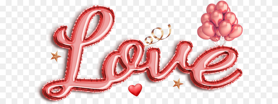 Love Text Balloon Image Hd Love Text In, Smoke Pipe, Light Free Png Download