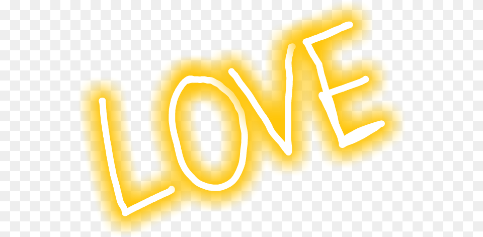 Love Textart Wordart Words Text Heart Yellow Love Text Neon, Light, Dynamite, Weapon Png