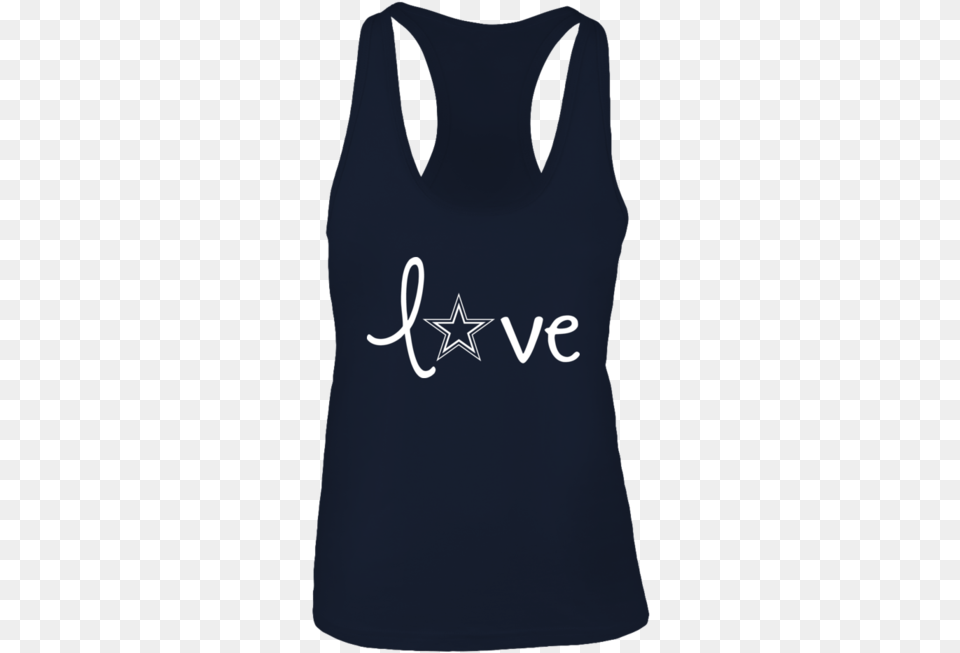 Love The Dallas Cowboys Star Shirt Active Tank, Clothing, Tank Top, Coat Free Png Download