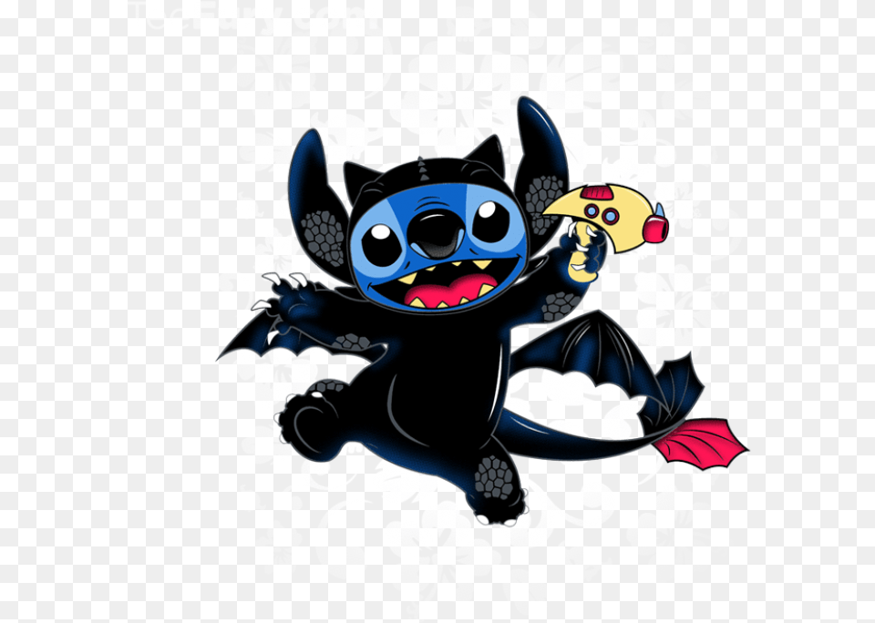 Love This Stitch Wearin A Toothless Costume Lt3 Disney Stitch Dressed Up, Art, Graphics, Baby, Person Png