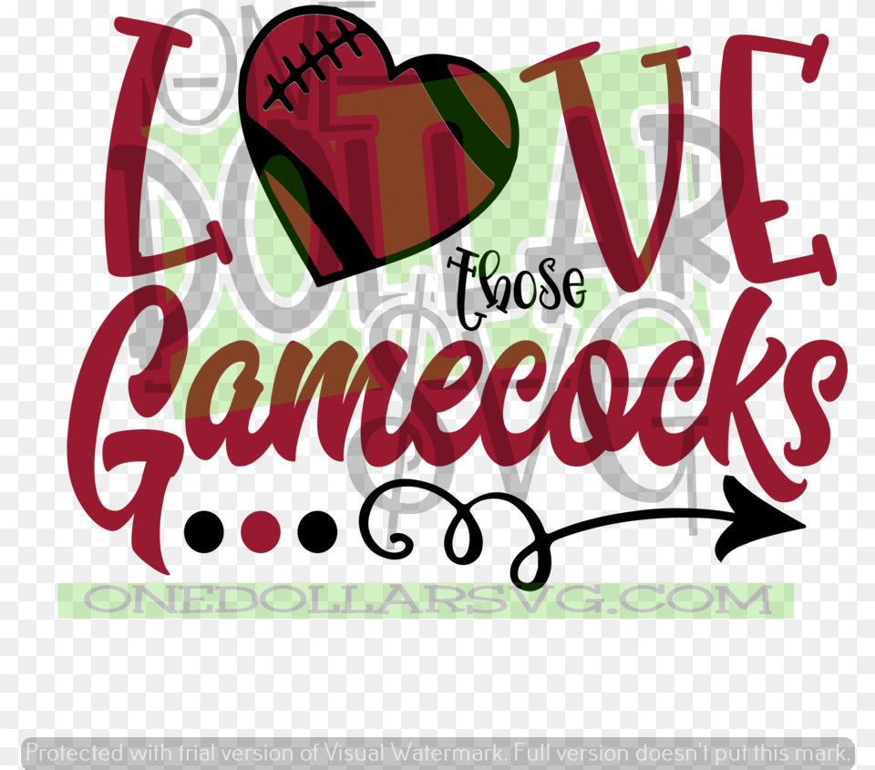 Love Those Gamecocks Svg Design Event, Advertisement, Poster, Dynamite, Weapon Png Image