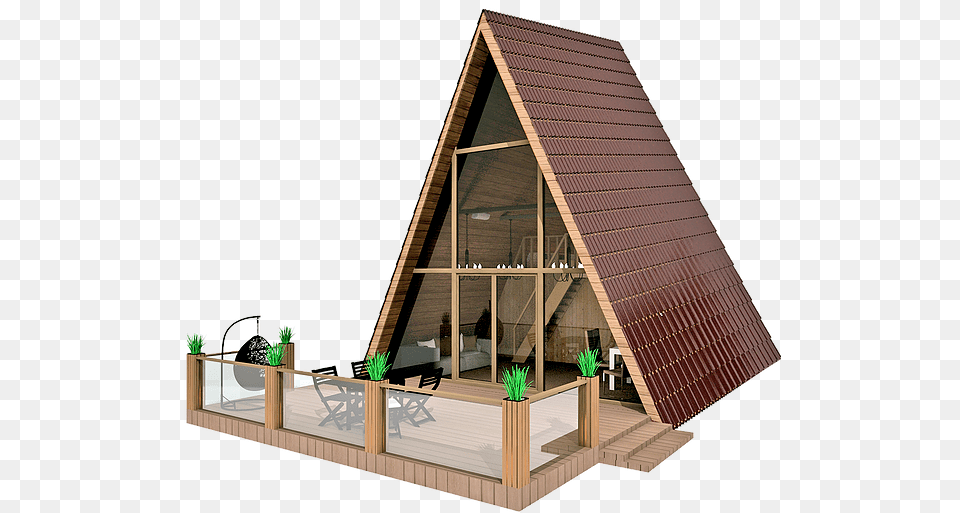 Love Tiny With Deck Vikingas Planos, Architecture, Porch, Housing, House Png Image