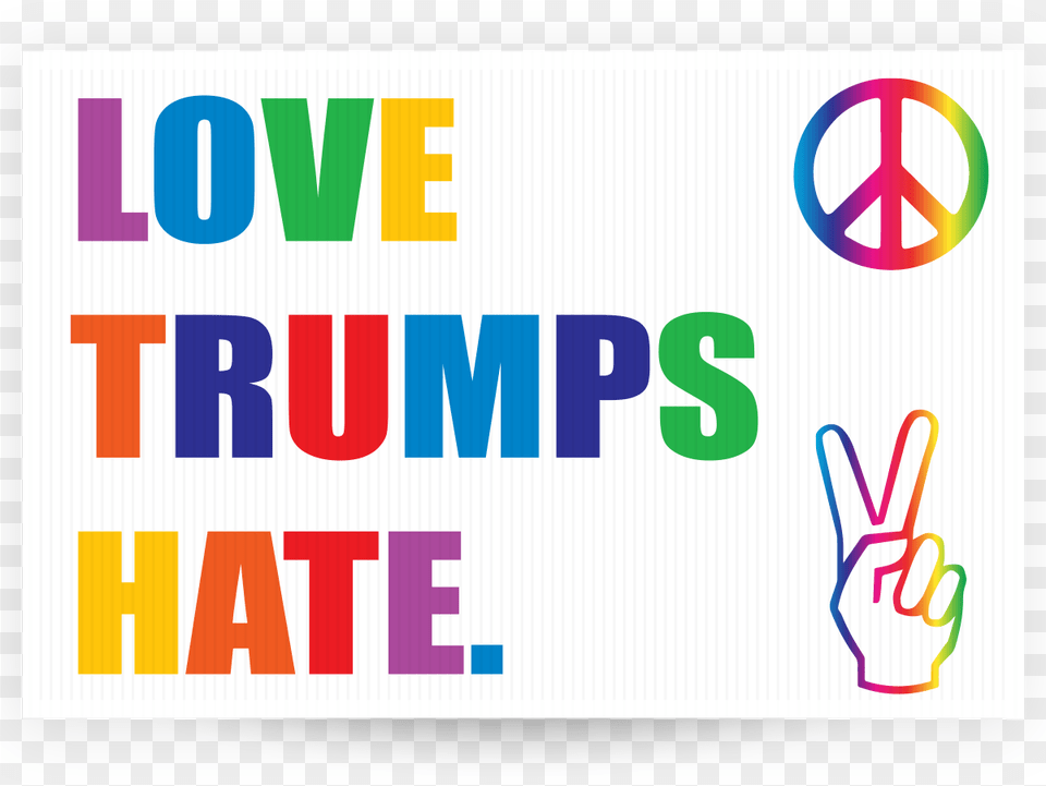 Love Trumps Hate Graphic Design, Text, Logo Png Image