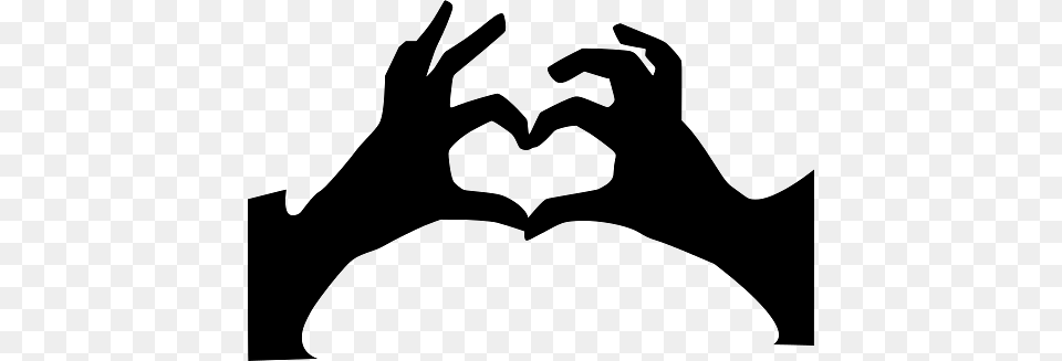 Love Two Hands Making Heart Shape, Symbol, Logo, Person Png