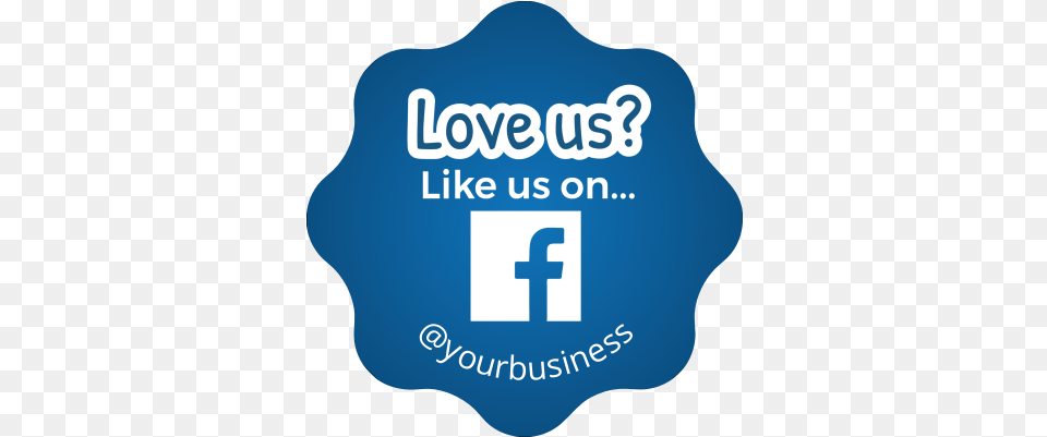 Love Us Facebook Sticker Design Like Us Facebook Template, Logo, Person, Text, Symbol Free Transparent Png