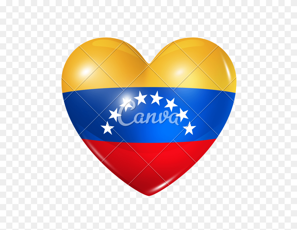 Love Venezuela Heart Flag Icon, Balloon, Logo Png Image