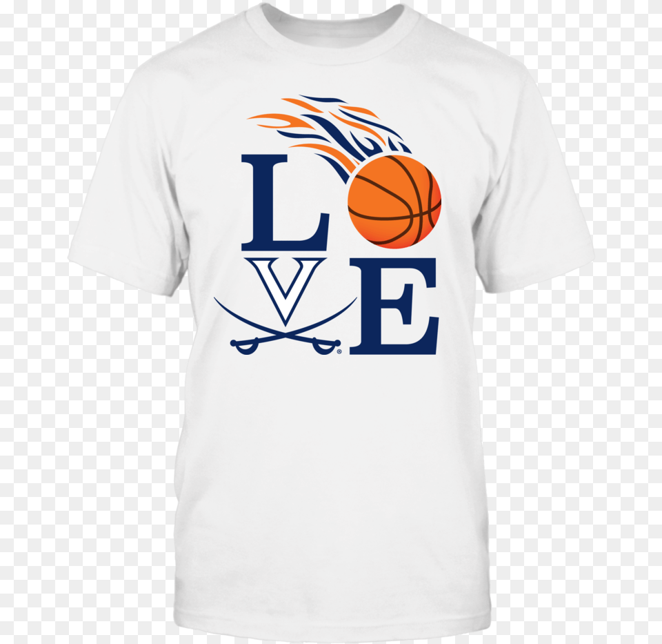 Love Virginia Cavaliers Basketball T Dallas Cowboys Husband And Wife Shirts, Clothing, T-shirt, Shirt, Ball Png