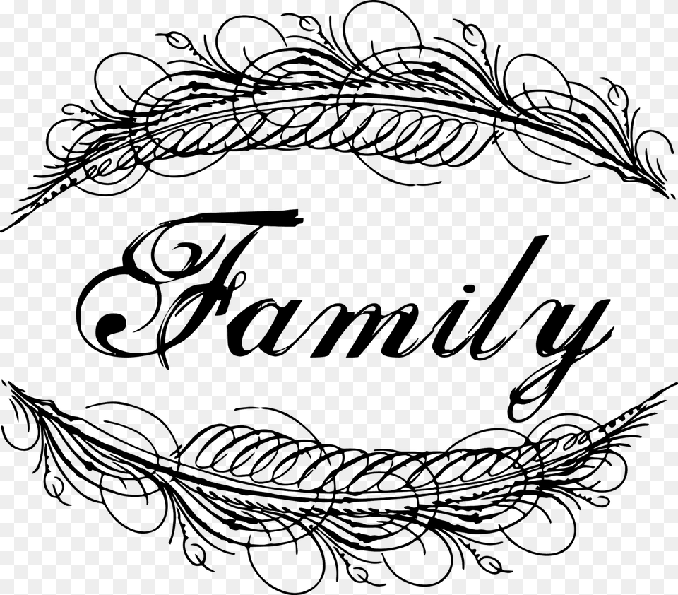 Love Wood Clipart Family, Gray Free Transparent Png