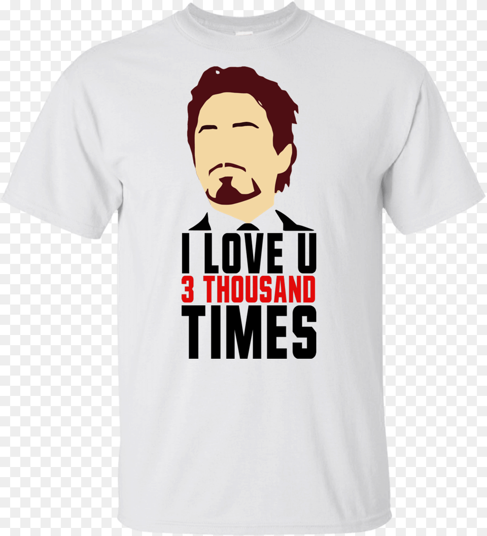 Love You 3 Thousand, Clothing, T-shirt, Shirt, Face Png