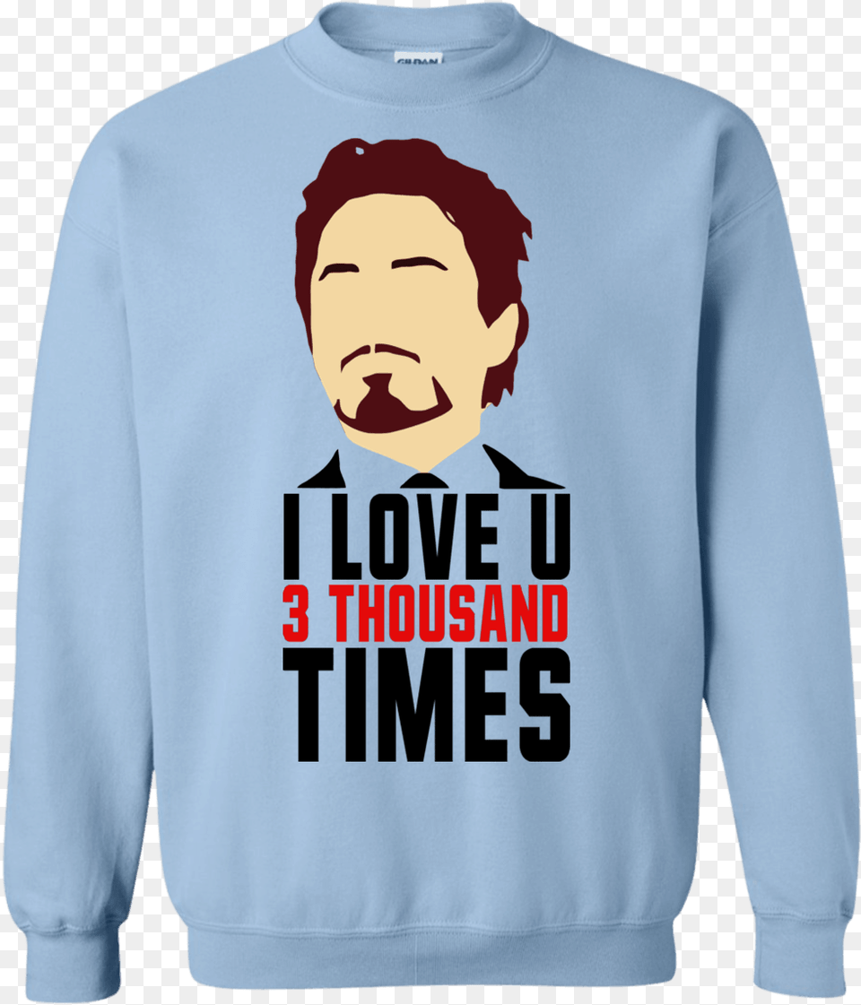 Love You 3000 Times, Sweatshirt, Clothing, Knitwear, Sweater Png