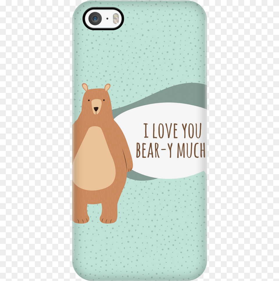 Love You Bear Y Much39 Love Quotes Iphone Case Bear Love You, Electronics, Mobile Phone, Phone, Animal Free Png Download