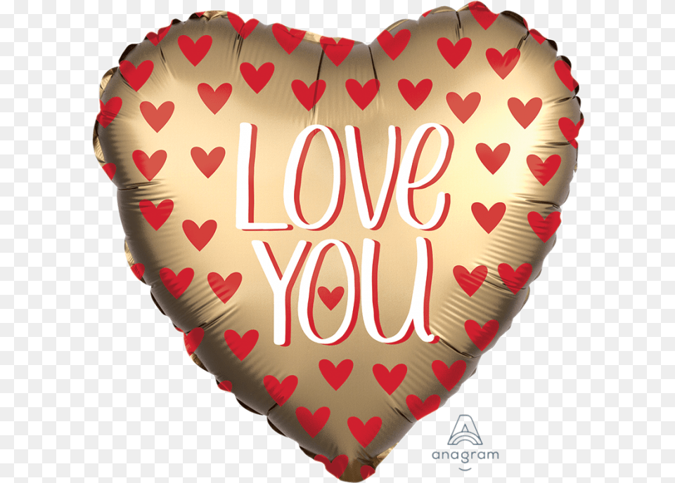 Love You Heart Balloon Png Image