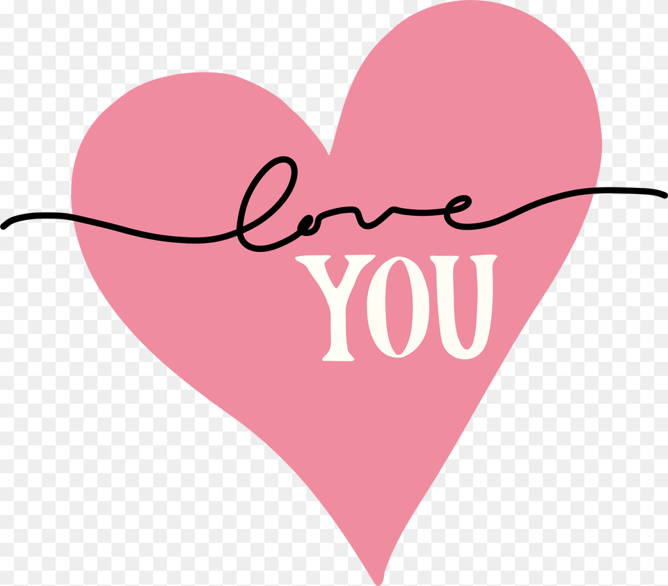 Love You Heart Svg Cut File Png Image