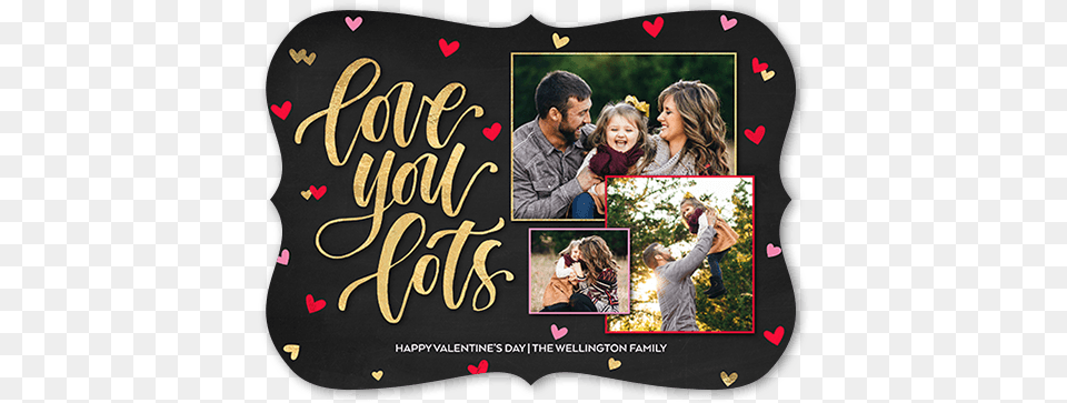 Love You Lots 5x7 Valentines Cards Event, Art, Collage, Photography, Adult Free Transparent Png