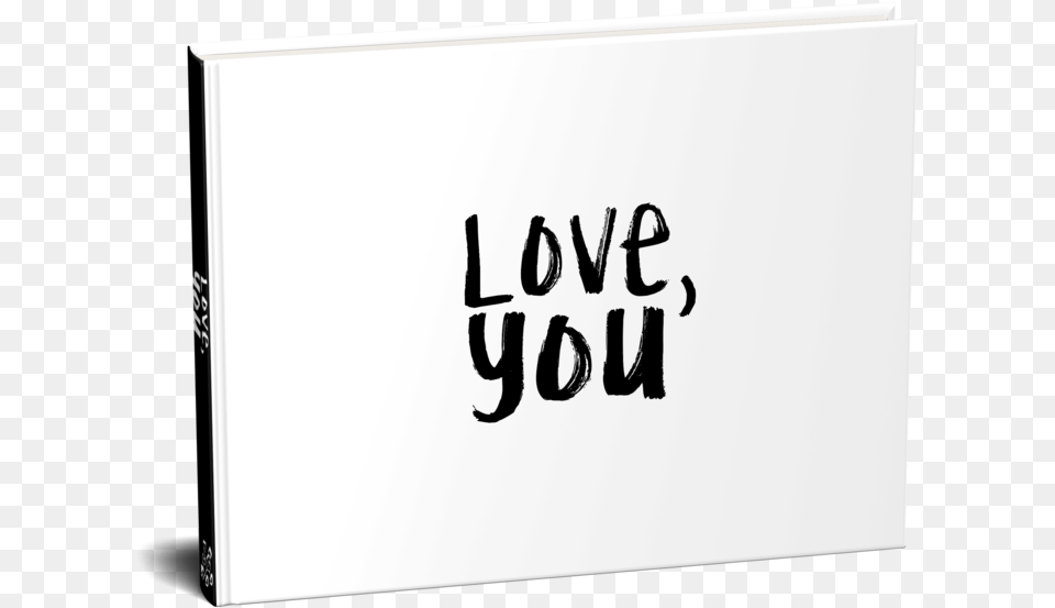 Love You Mockup Paw, White Board, Text Free Png