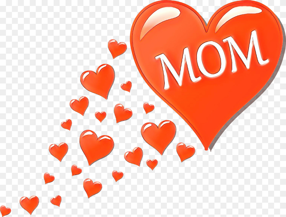 Love You Mummy, Heart Png