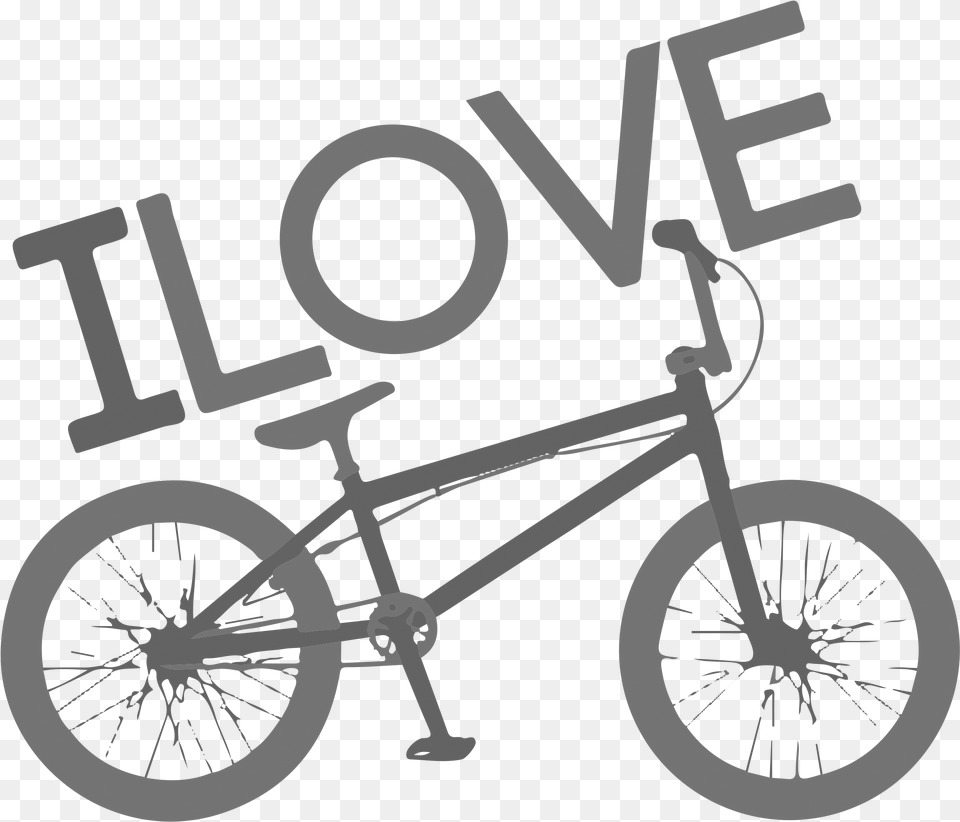 Love You My Bikes Transparent Bmx Bikes, Bicycle, Machine, Transportation, Vehicle Free Png Download