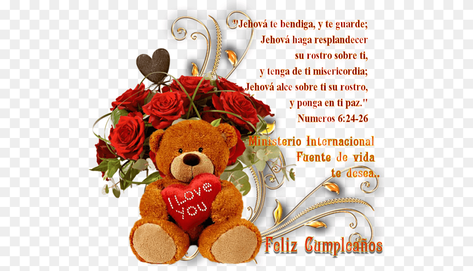 Love You Teddy Bear, Advertisement, Teddy Bear, Toy, Flower Free Transparent Png