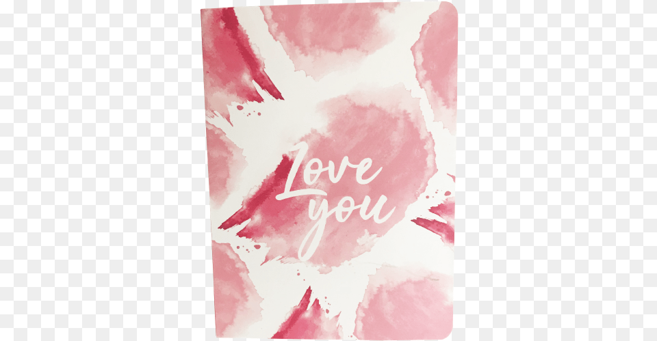 Love You Wc Journal A6 Painting, Flower, Petal, Plant, Baby Png Image