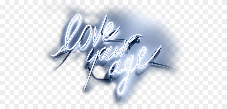Love Your Age Advanced Genifique Love Your Age, Light, Neon, Text Free Png Download