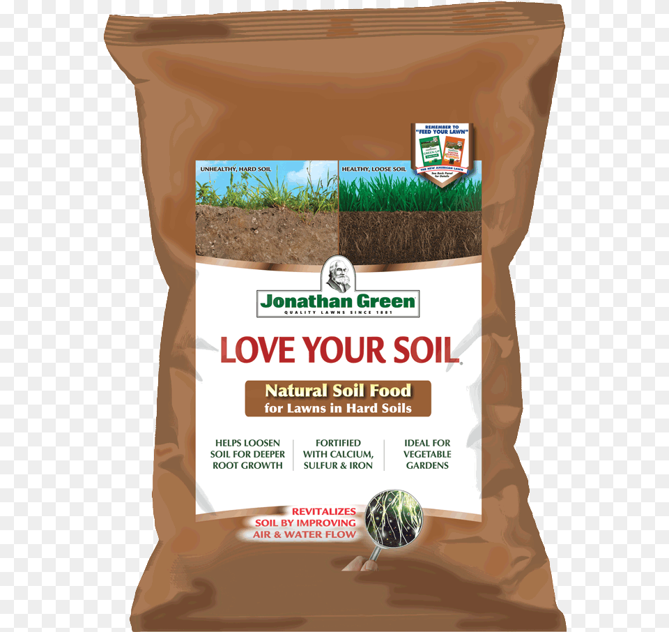 Love Your Soil Mag I Cal Plus For Lawns In Acidic Hard Soil, Person, Herbs, Herbal, Plant Free Transparent Png