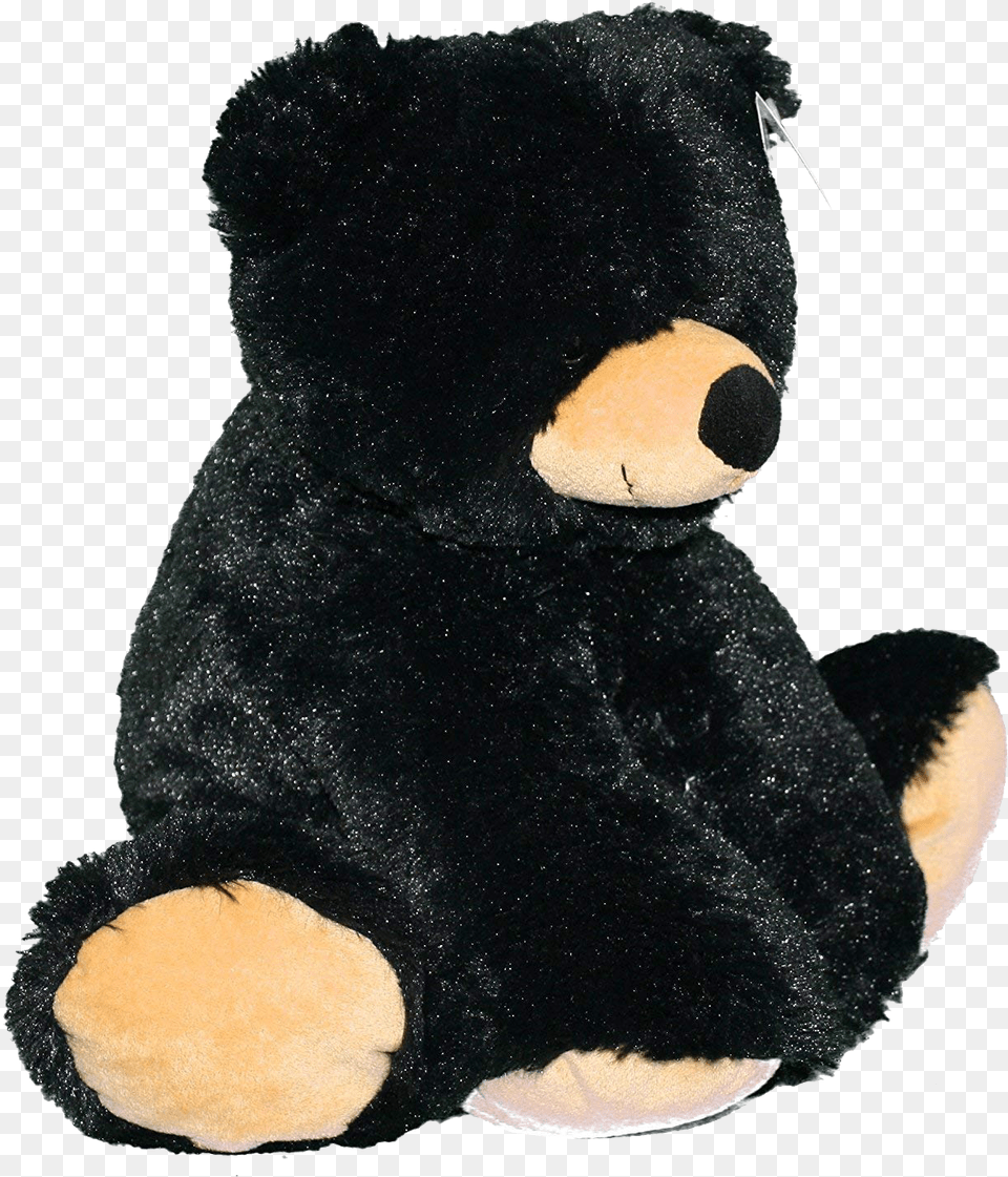 Loveable Black Bear Plush Toy Black Bear Toy, Teddy Bear, Animal, Mammal, Wildlife Png Image