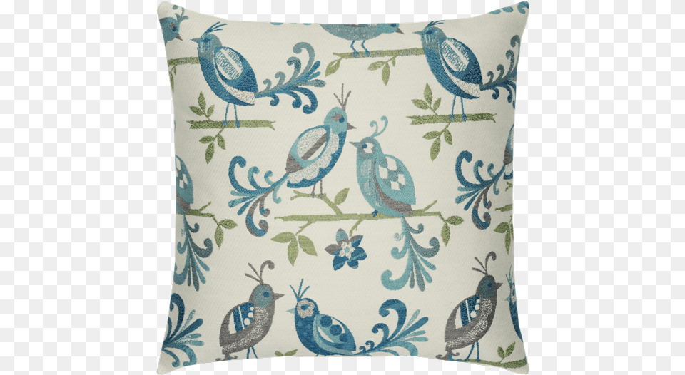 Lovebirds Sky Cushion, Home Decor, Pillow, Pattern, Animal Free Png