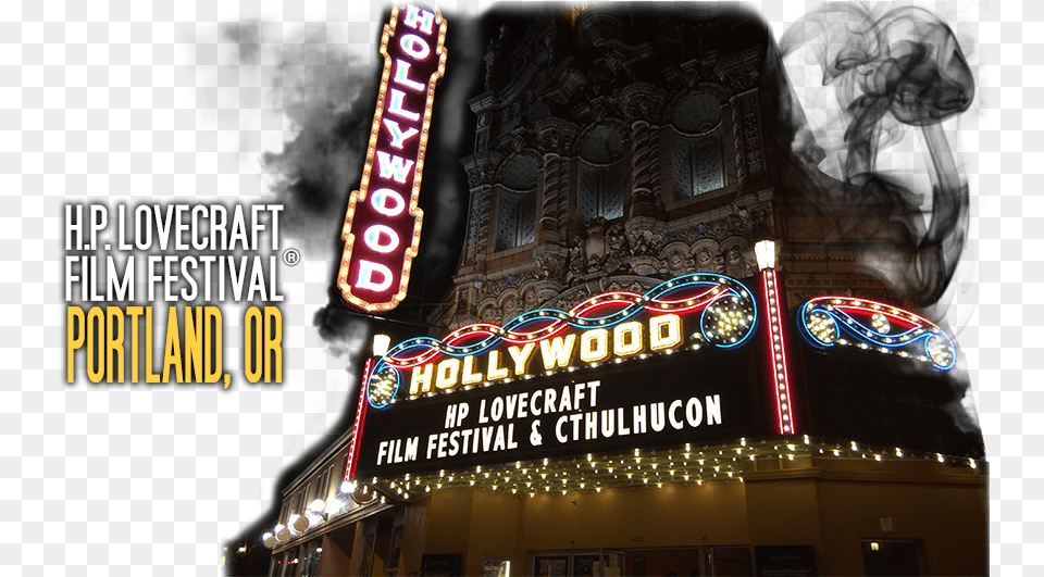 Lovecraft Film Festival Hollywood Theatre, Architecture, Building, Lighting, Urban Free Png