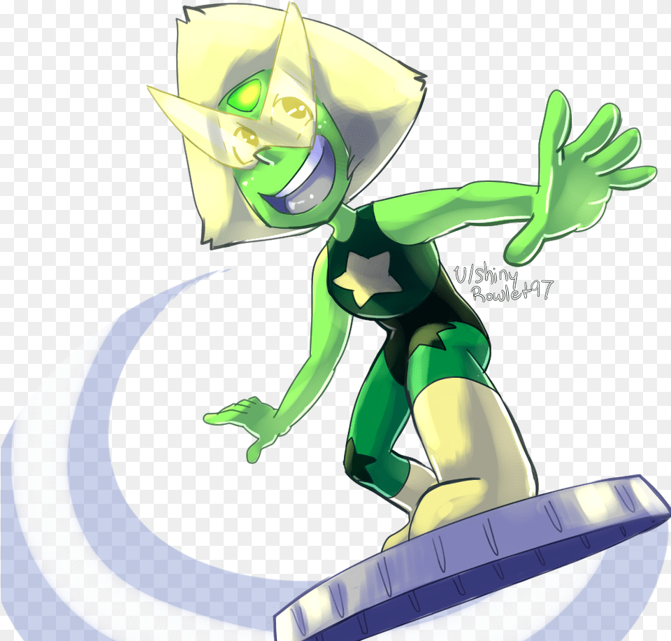 Loved Peridot Ever Since Her Debut And Only Just This Fictional Character, Book, Comics, Publication, Baby Free Png Download