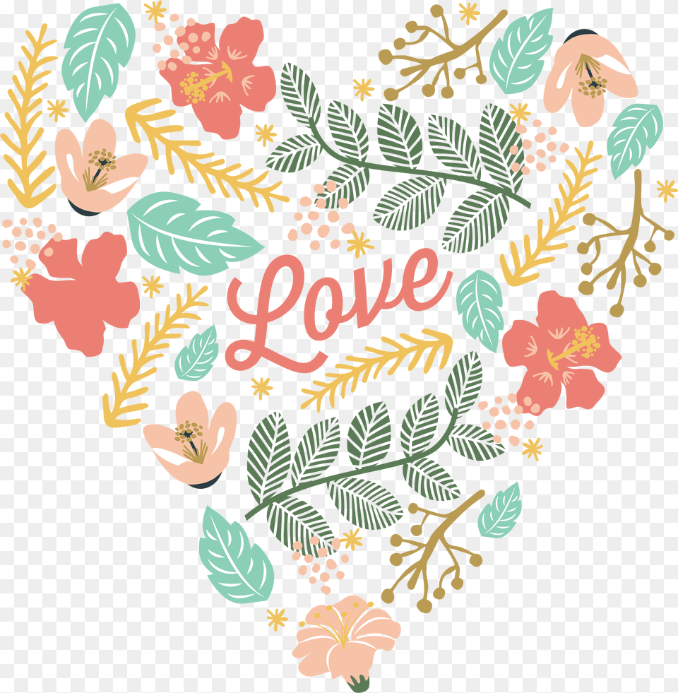 Loveheart Colour Illustration, Art, Embroidery, Graphics, Pattern Free Transparent Png