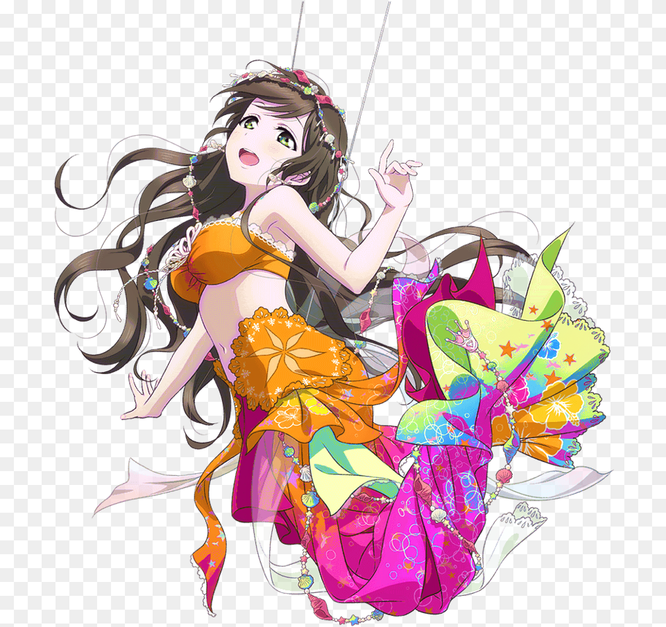 Lovelive Mermaid Nozomi Edit Recolor Love Live High Score, Art, Graphics, Floral Design, Book Free Png