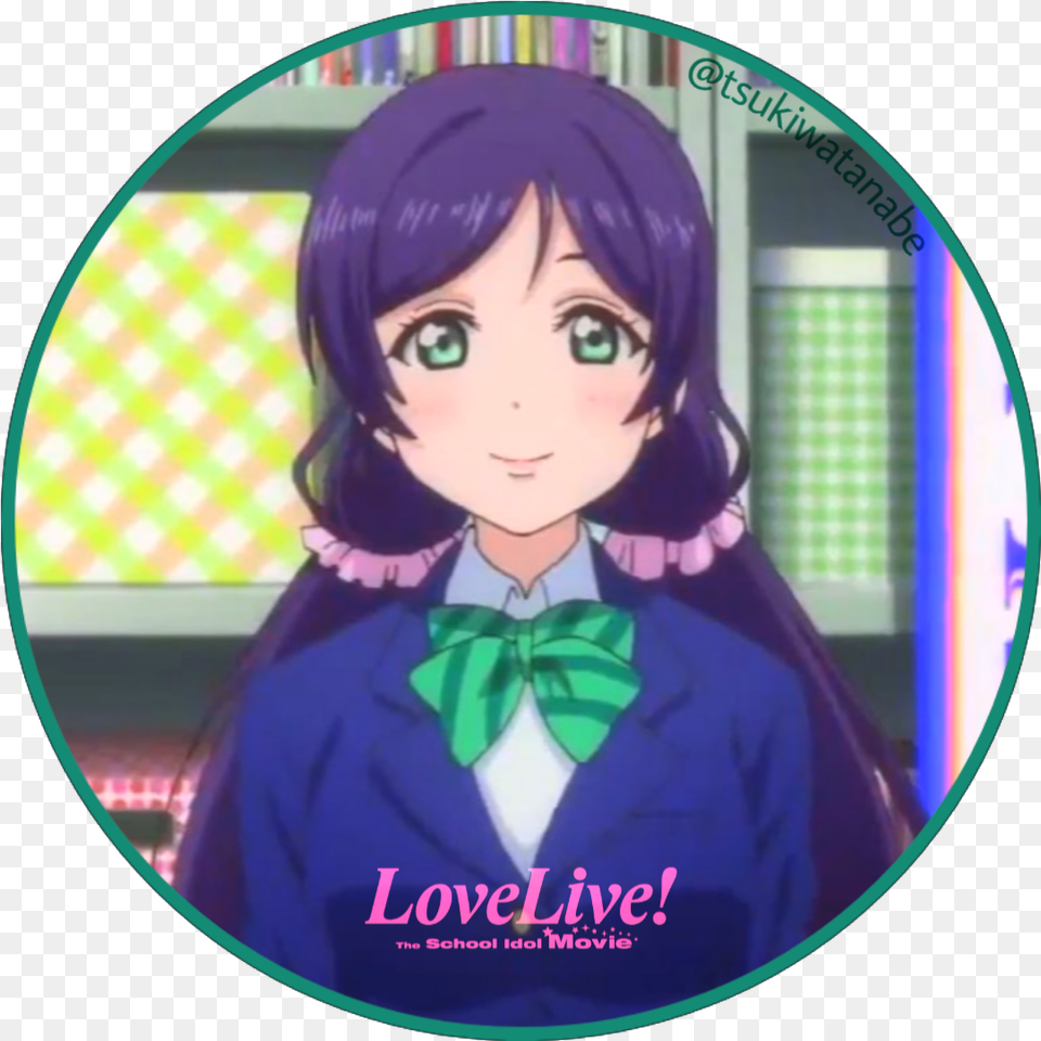 Loveliveedit Nozomitojo Made Image By Tsuki Watanabe Hime Cut, Book, Comics, Publication, Baby Free Png Download