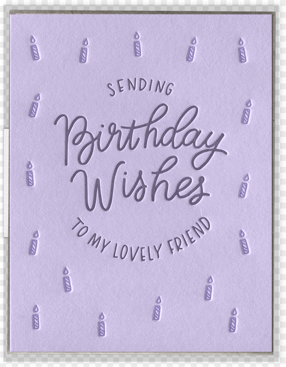 Lovely Birthday Wishes Letterpress Greeting Card Construction Paper, Calligraphy, Electronics, Envelope, Greeting Card Png